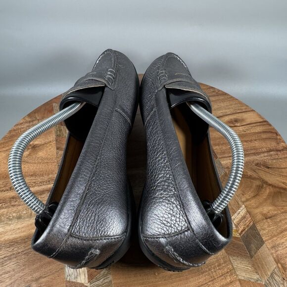 COACH Flat Driving Penny Loafers Grey Shoes Women’s US 7 Slip Ons - Picture 5 of 8